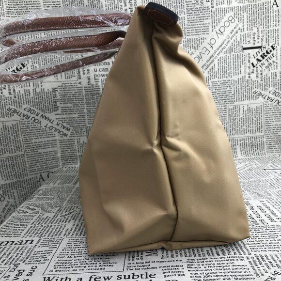 New Longchamp Le Pliage Original Large Shoulder Nylon Bag Tote IN Camel - Picture 8 of 14
